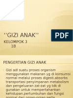 Ilmu Gizi Anak