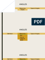 Angles: Measuring Angles Types of Angles