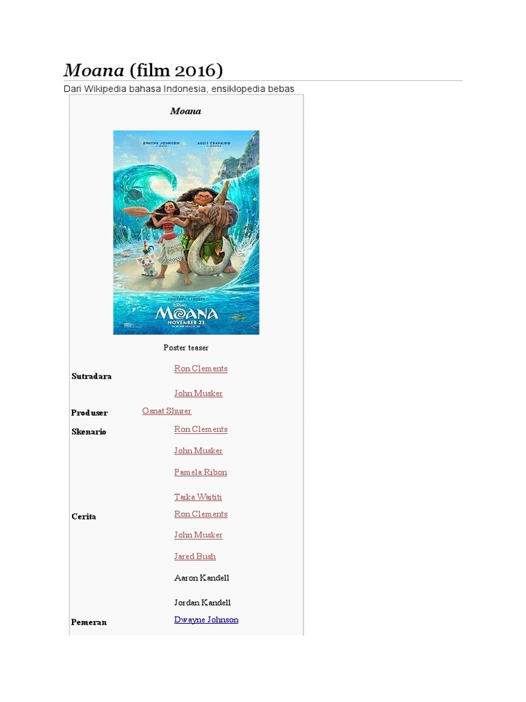 Moana | PDF