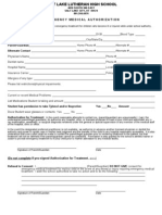 Emergency Medical Form