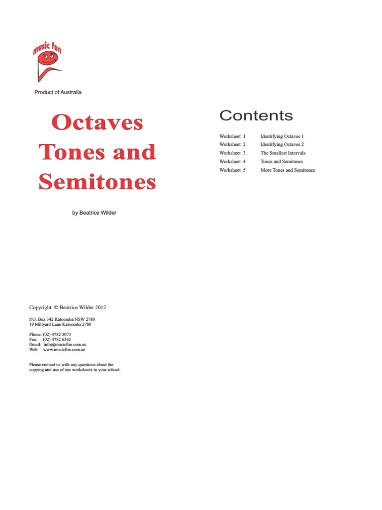 worksheet Tones And Semitones Worksheet intervals interval music scale music