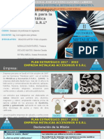 Planeamiento estratégico y matriz FODA para Metálicas Accesorios II S.R.L