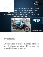 Linea de Ensambalje Motocicleta Caballito