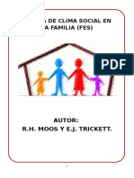 Escala de Clima Social en La Familia (Fes)