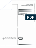 AWS D3.6M 2010 Under Water Welding Code PDF