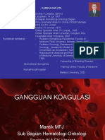 Ganguan Koagulasi (X)