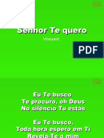 Senhor Te Quero