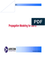 Propagation Modeling For Umts