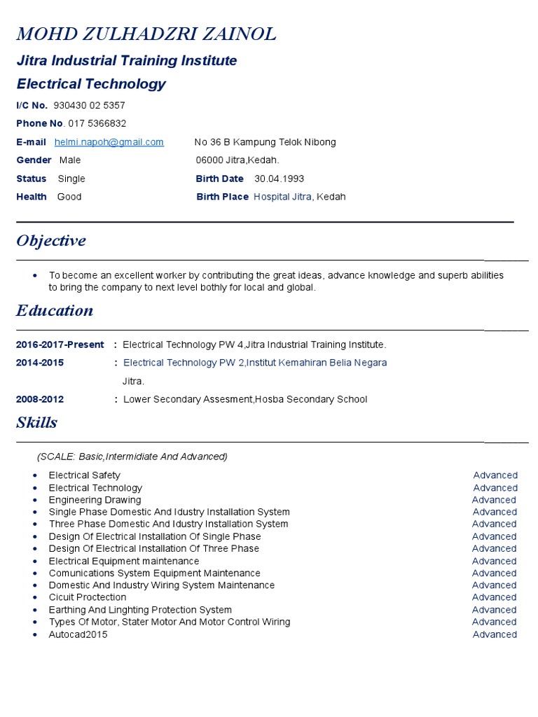 Contoh RESUME1 | Electrical Wiring | Engineering