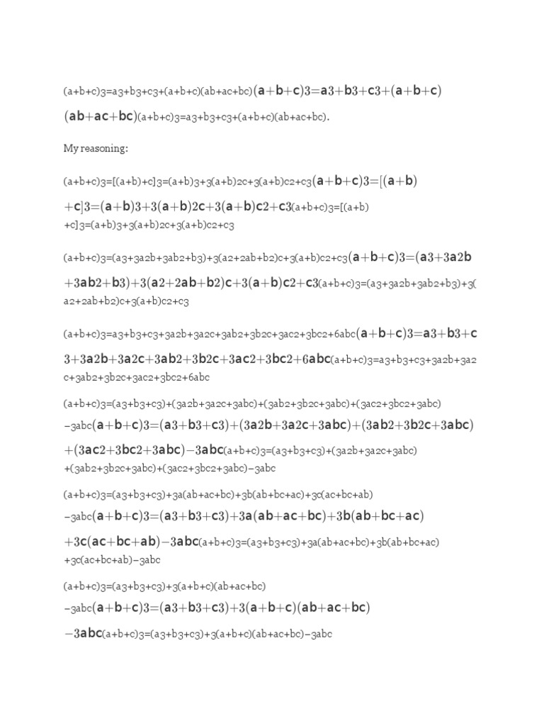 Algebraic Expansion