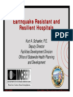 Earthquake Resistant and Resilient Hospitals