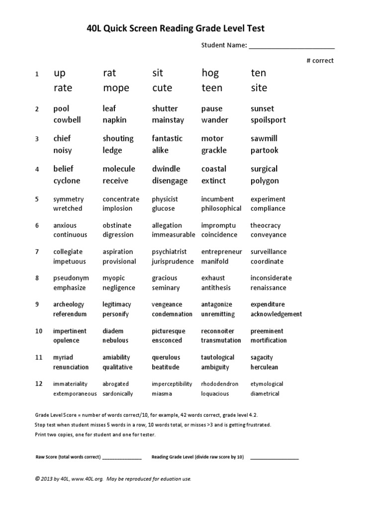 reading-level-test-reading-process-educational-psychology