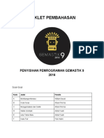 Pembahasan Pemprograman Gemastik 9 