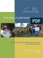 De La Clinica A La Salud Mental Comunitaria