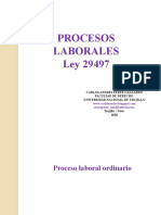 Procesos Laborales - Ley 29497