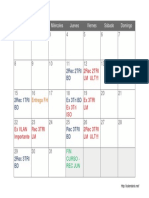 Calendario Mayo 2017