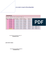 Document Date Has To Be Small or Equal To Recording Date: Message No. Z1F - EXIT033