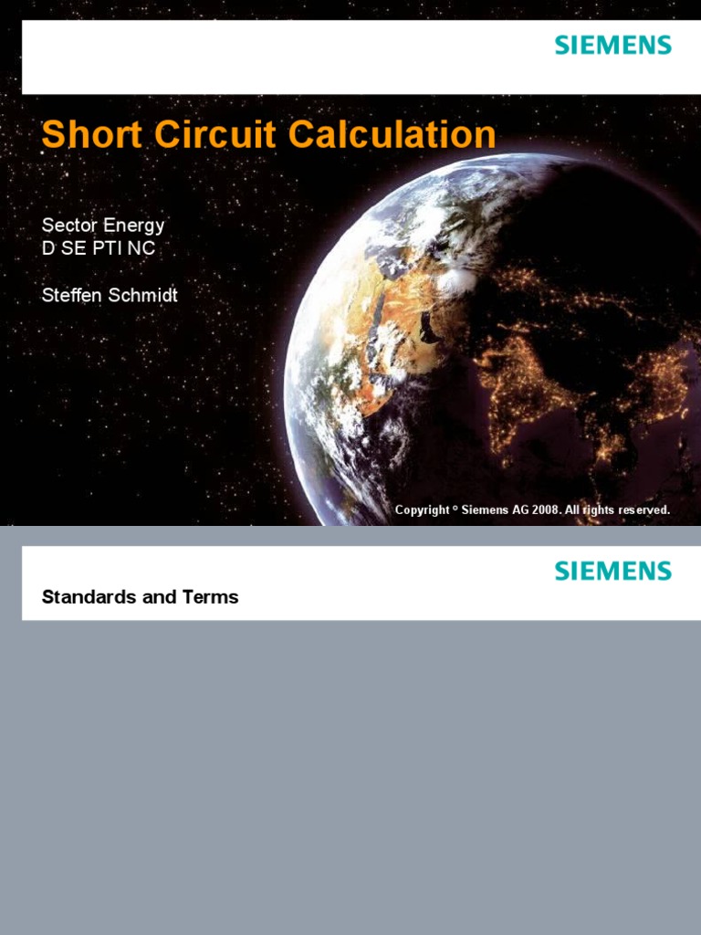 Short Circuit Calculations | PDF | Alternating Current | Power Engineering