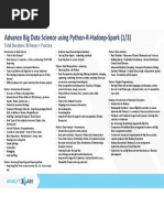 Advance Big Data Science Using Python-R-Hadoop-Spark (1/3) : Total Duration: 90 Hours + Practice