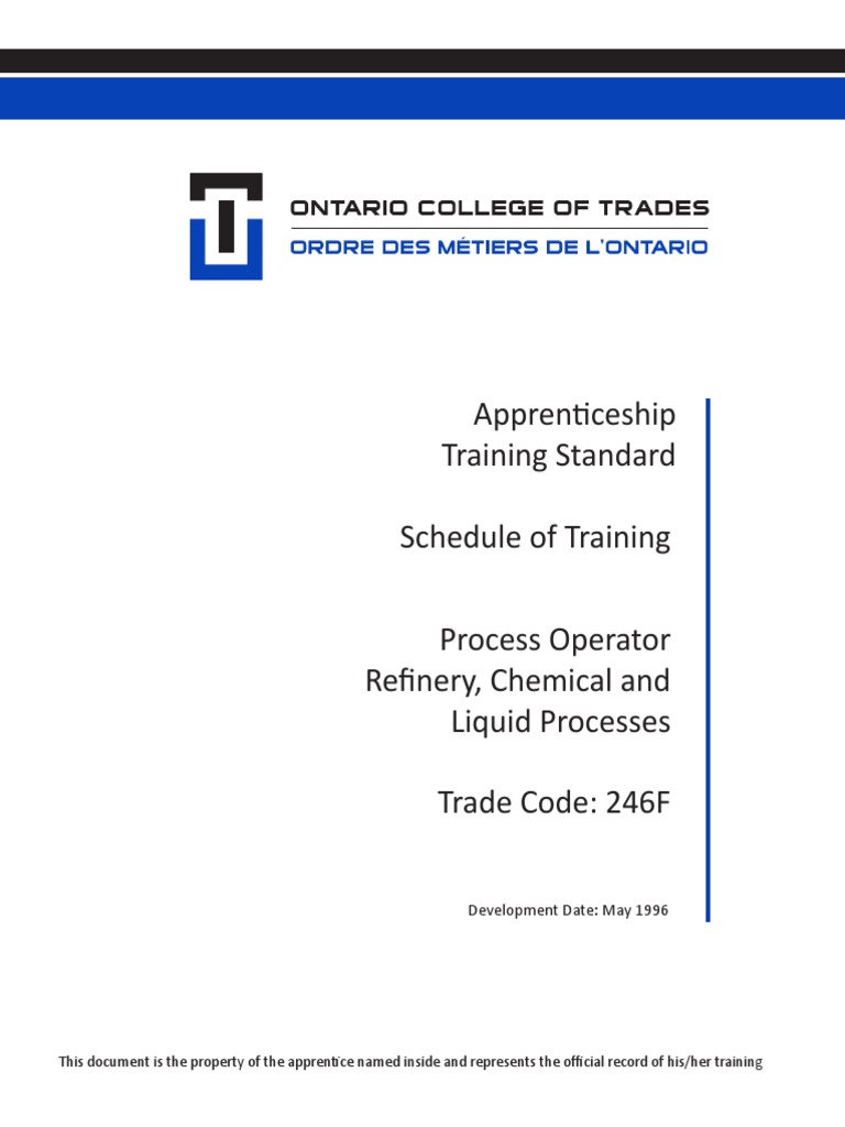 Process Operator Refinery Chemical Liquid Processes 246F en TS3 | PDF
