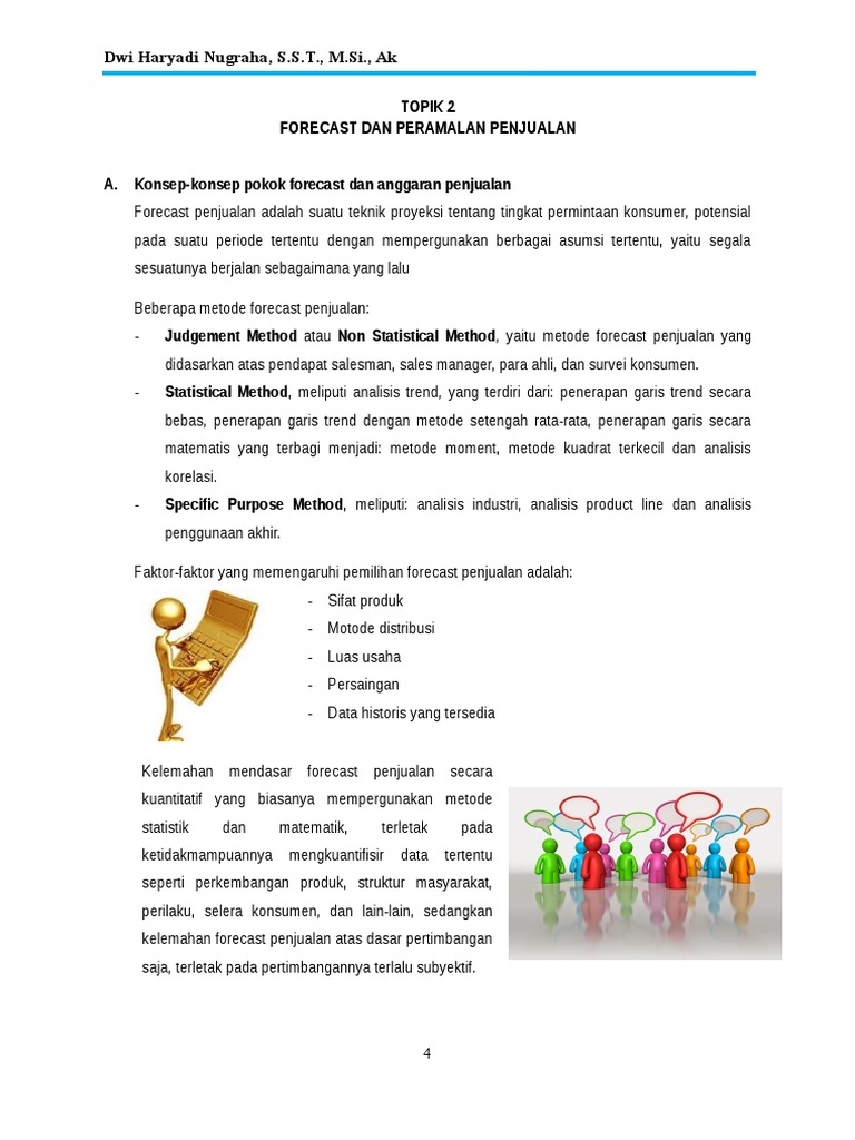 Bab 2 Forecast Dan Peramalan Penjualan