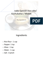 How To Make Ganesh Rice Cake