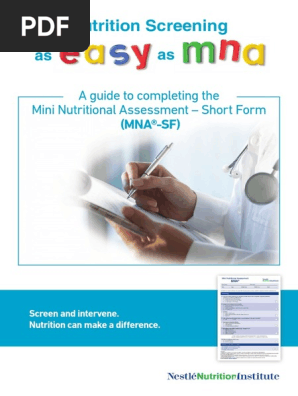 Mini Nutritional Assessment Short Form Body Mass Index Malnutrition