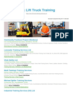 Fork Lift Truck Training BizHouse - Uk