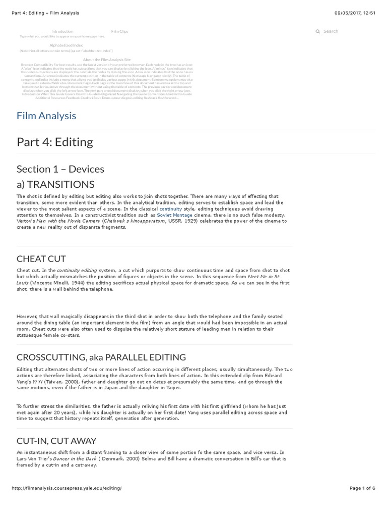 The technique of film and video editing: history, theory, and practice pdf image
