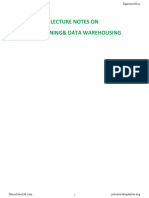 Data Warehousing and Data Mining C1