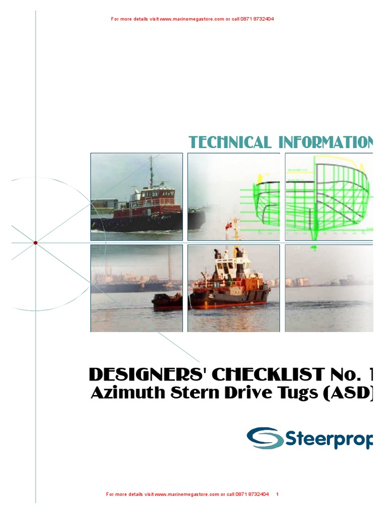 ASD Tug Design Guidelines | PDF | Tugboat | Stern