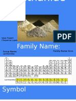 Lanthanides Powerpoint Science