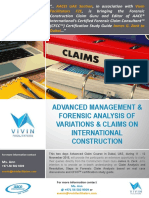 Forensic Analysis Claims On International Construction