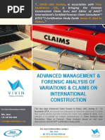 Forensic Analysis Claims On International Construction