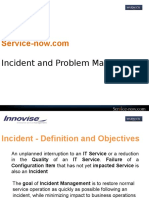 Service-now incident and problem management overview