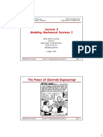 Lecture3-ModellingMechanicalSystemsI