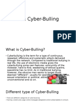 The Cyber Bulling