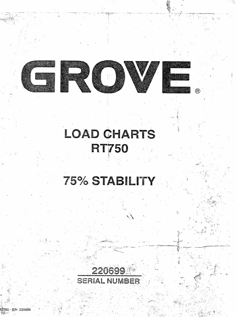 Grove Mobile Crane GROVE RT750 | PDF