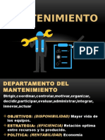 Mantenimiento Preventivo y de Oportunidad