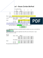 Excel Gauss Jordan Method.20093258