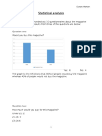 Statistical Analysis