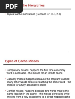 Lecture: Cache Hierarchies: Topics: Cache Innovations (Sections B.1-B.3, 2.1)