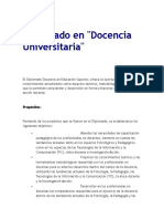 Docencia Universitaria