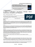 A Review of Chikungunya Virus-Induced Arthralgia: Clinical Manifestations, Therapeutics, and Pathogenesis