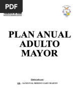 Plan de Actividades para Adultos Mayores | PDF | Adultos | Vejez
