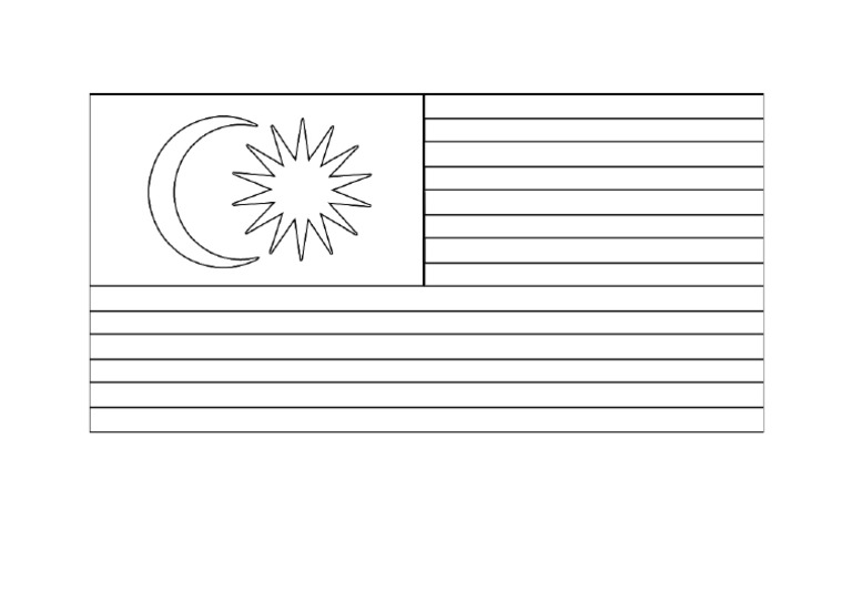 Jalur Gemilang Colouring | PDF