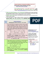 Latihan Soal Untuk PR Analisis Numerik - Kelas D Dan E - Genap 2015-2016