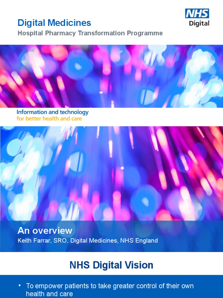 Digital Medicines Transformation in NHS | PDF | National Health Service ...