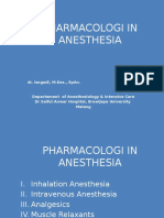 Pharmacologi in Anesthesia