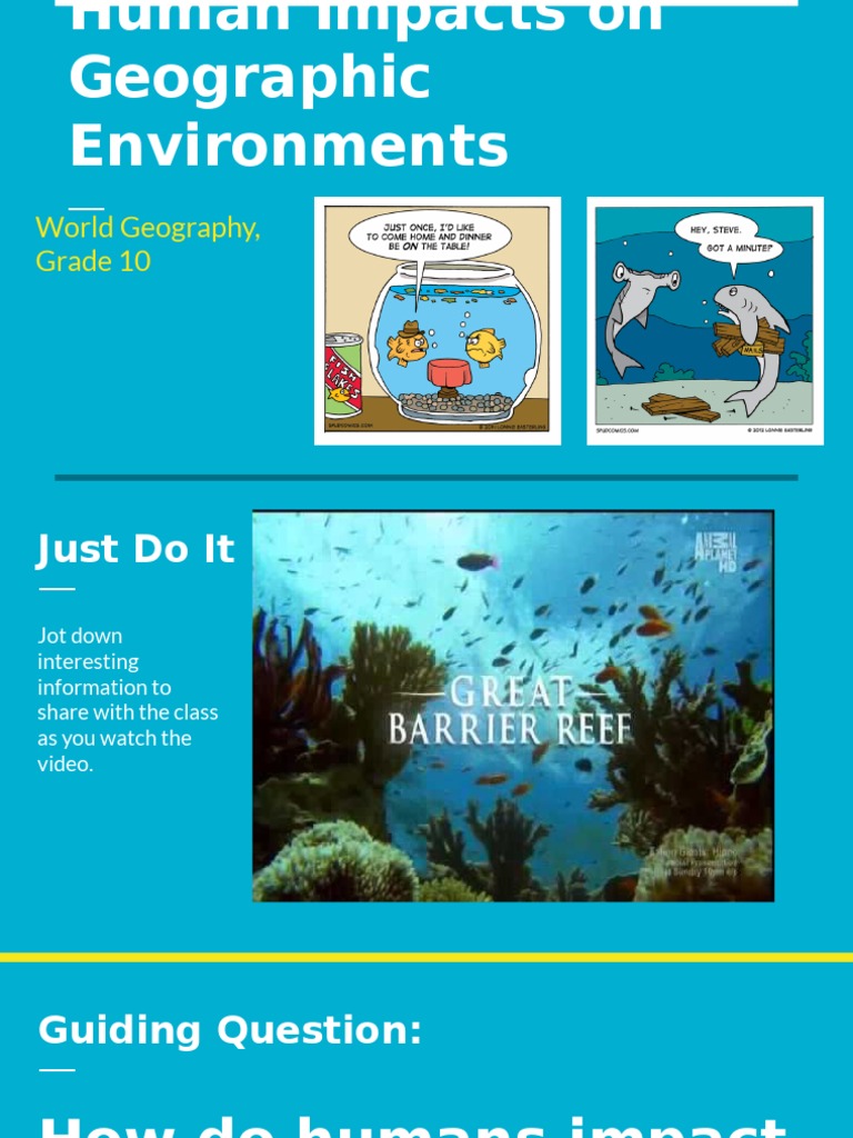 Human Impacts on the Great Barrier Reef | PDF | Global Warming ...